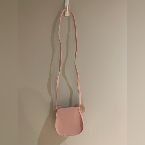 NWOT Girls Pink Cream Mini Ears and Bow Purse - Picture 3 of 5